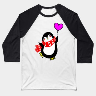 Happy Penguin Baseball T-Shirt